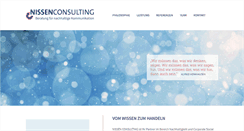Desktop Screenshot of nissen-consulting.de
